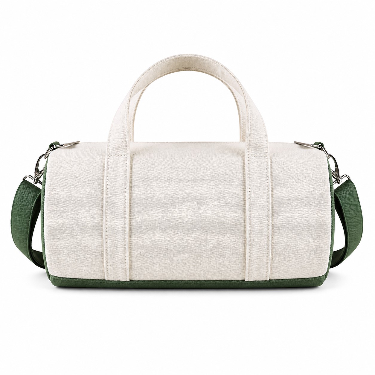 Cotton Canvas Zippered Travel Duffel — view 2