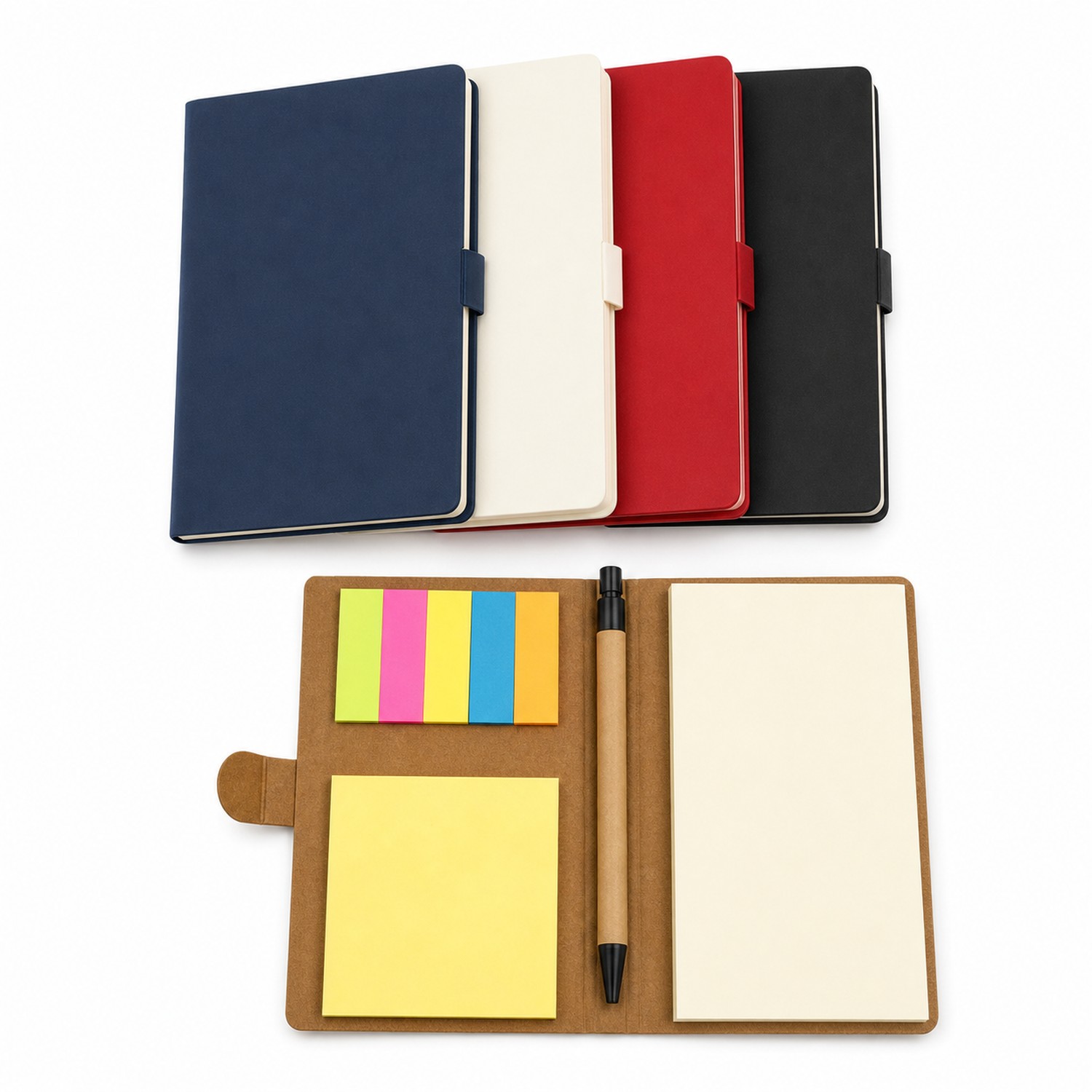Compact Recycled Paper Snap Notepad