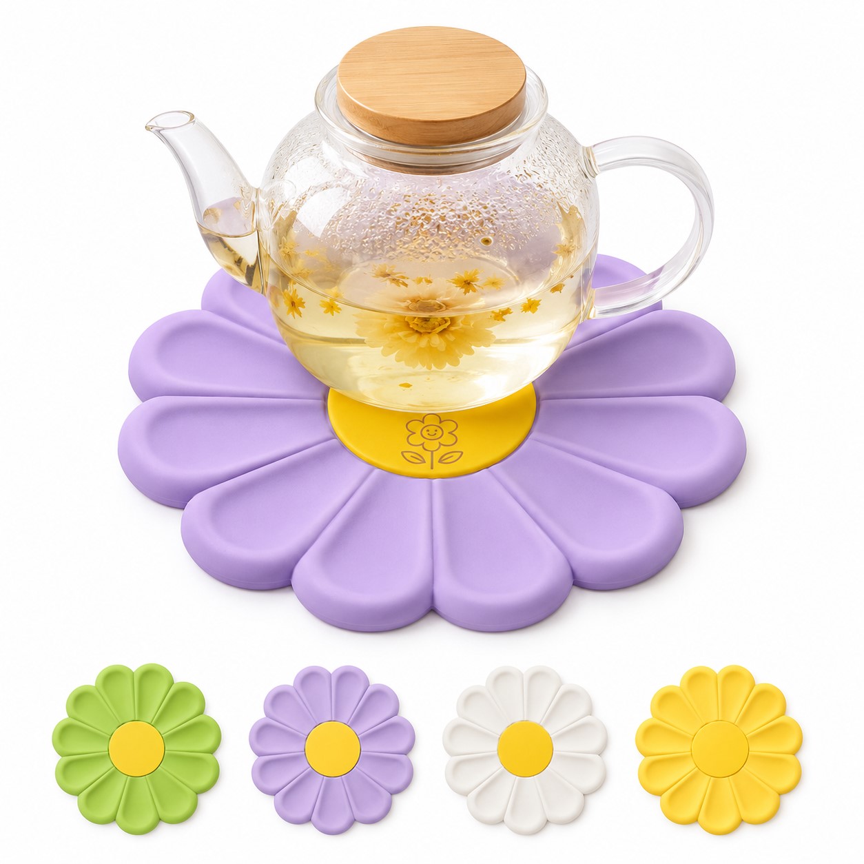 Flower Shaped Silicone Hot Pad