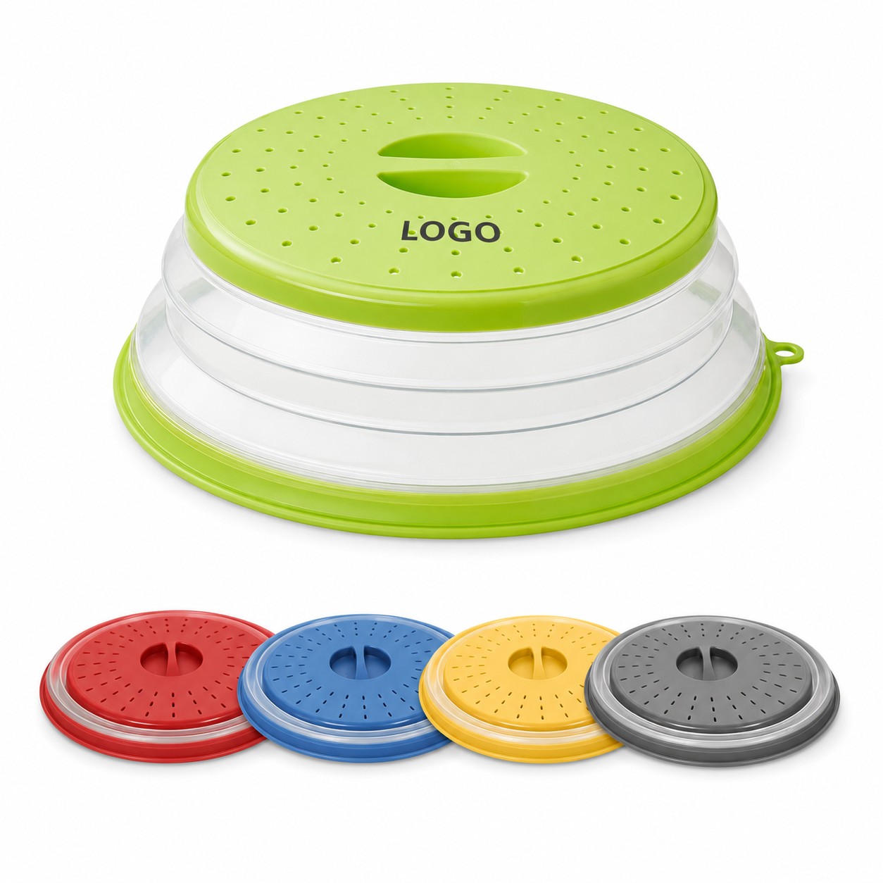 Vented Collapsible Microwave Food Cover