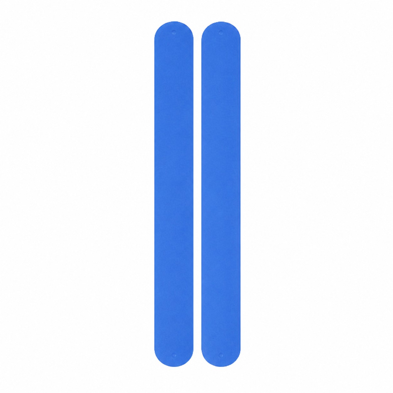 Silicone Slap Wristband Bracelet — Blue