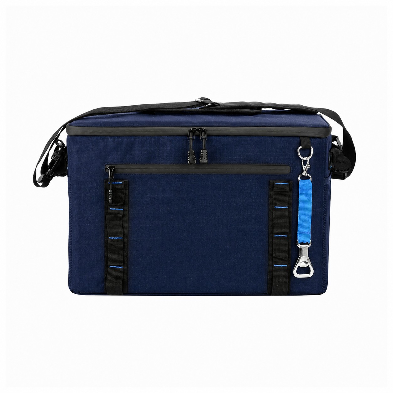 48 Can 600D Polyester Cooler Bag — Navy Blue