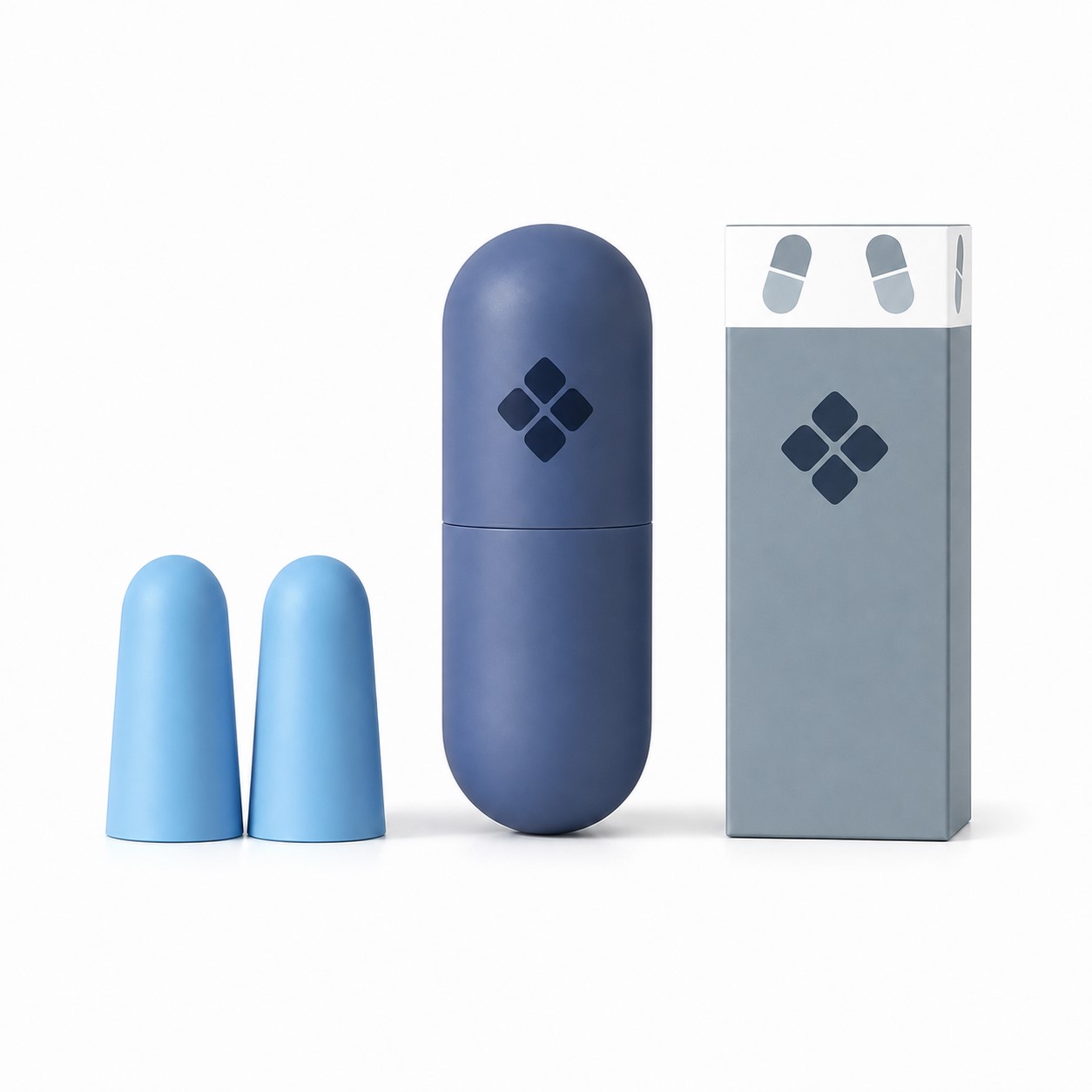 Foam Ear Plugs With Compact Case