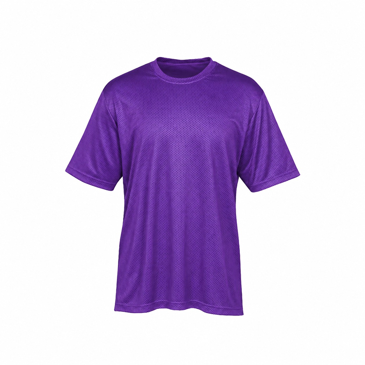 Men's Sublimated Camouflage Polyester Performance T-Shirt — Purple
