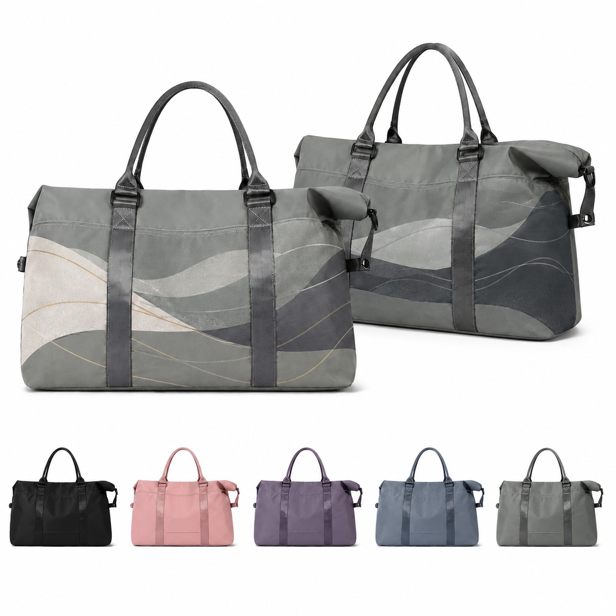Trolley Sleeve Polyester Travel Duffel