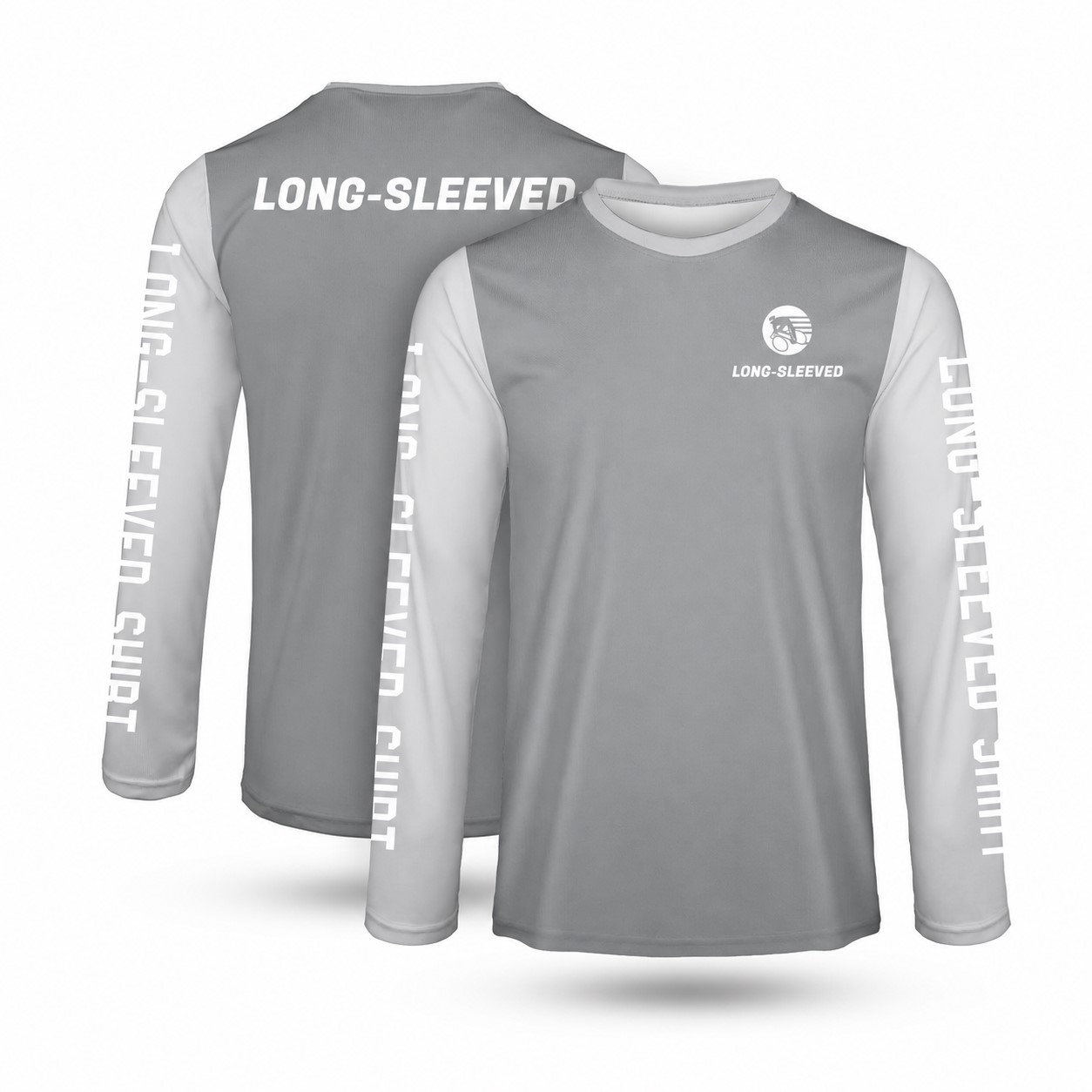 UPF Fishing Long Sleeve Shirt — Silver