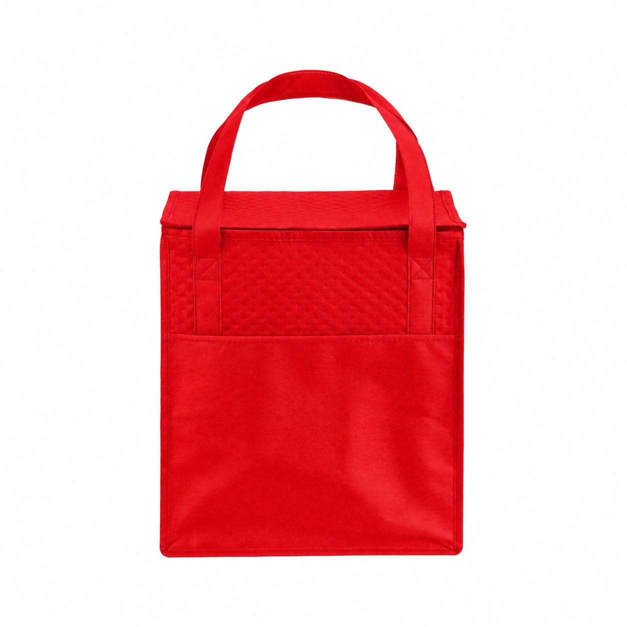 Reinforced Handles Tote Bag — Red