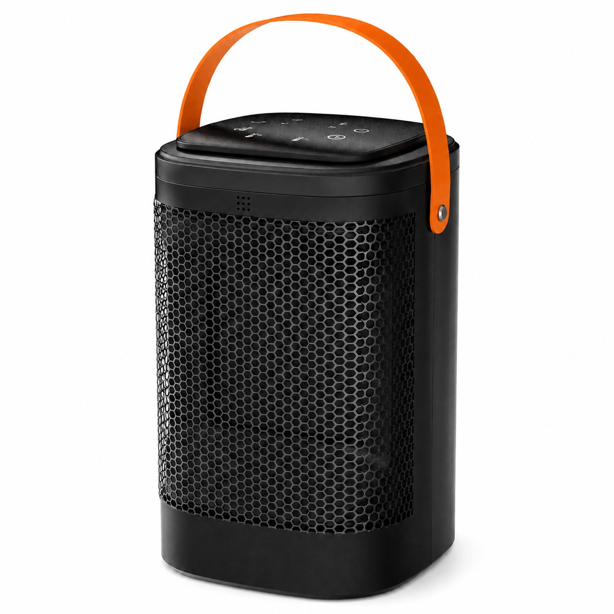 Portable Ceramic Indoor Space Heater — Orange