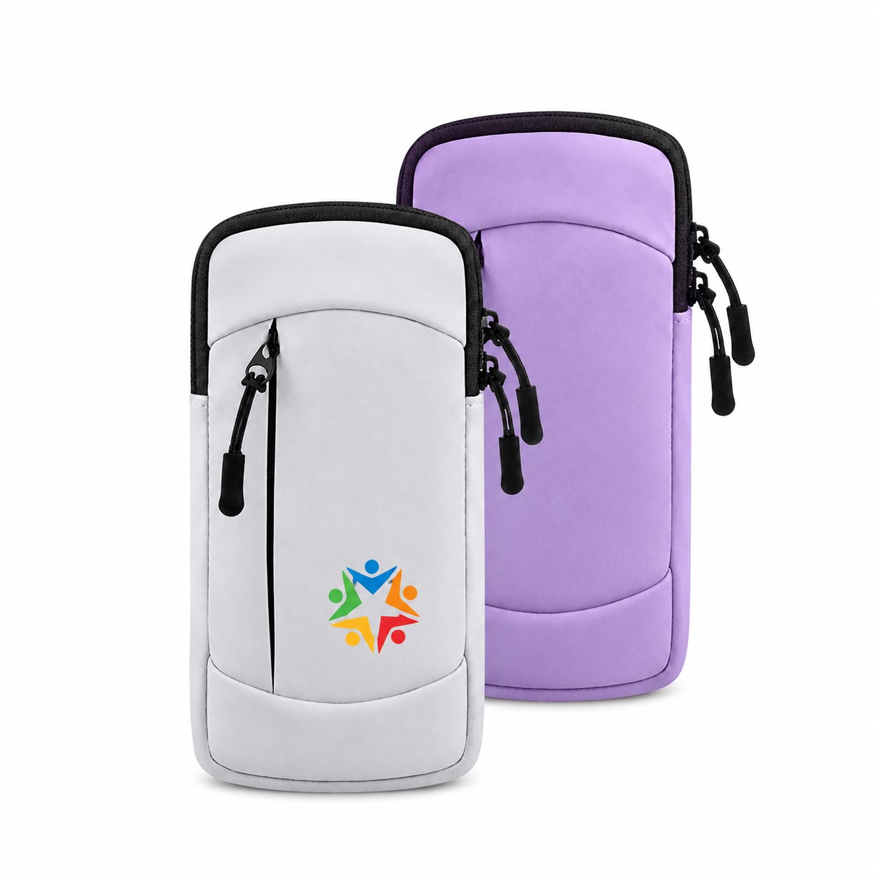 Double Layer PU Athletic Phone Armband — view 1
