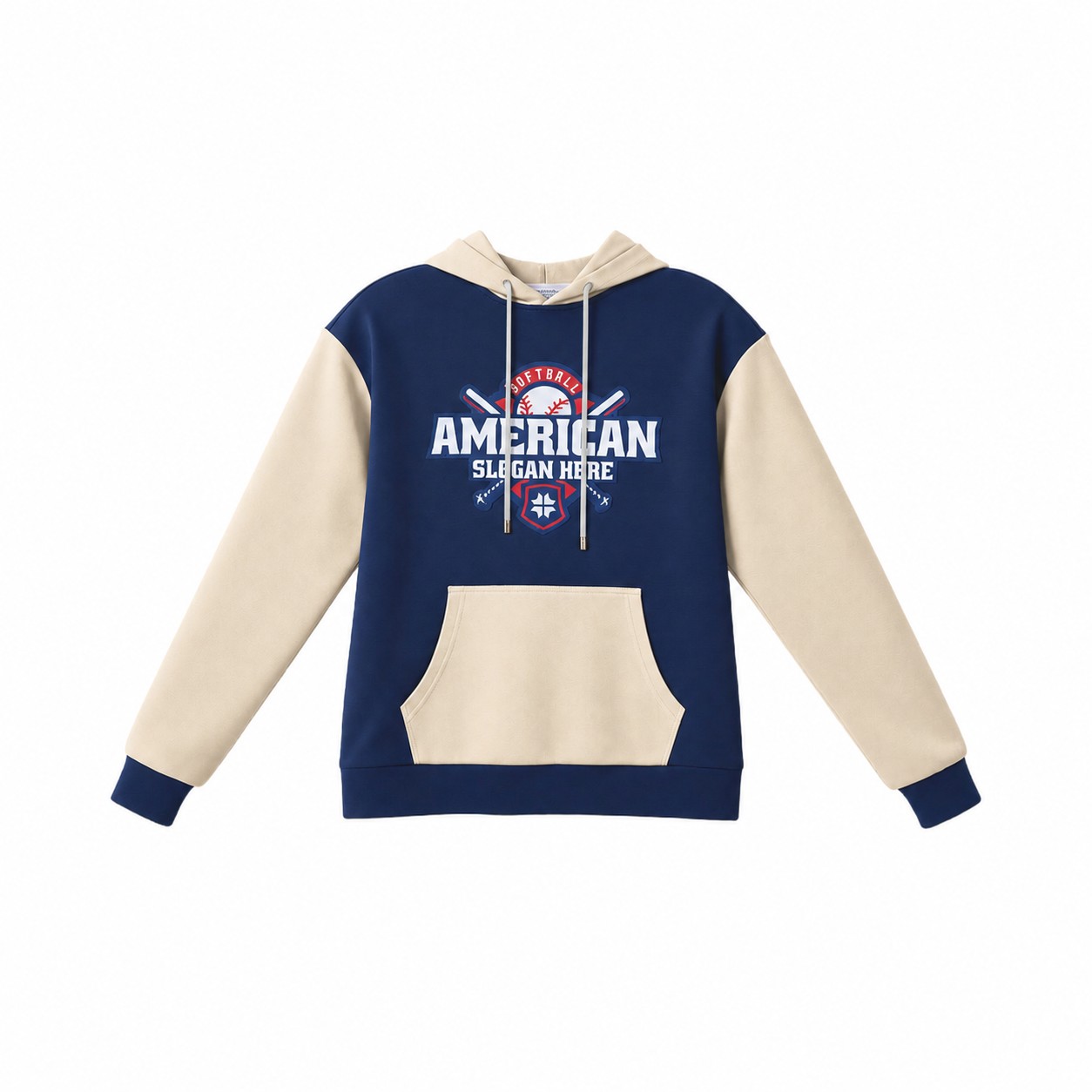 Composite Cotton Athletic Fit Hoodie — Natural Beige
