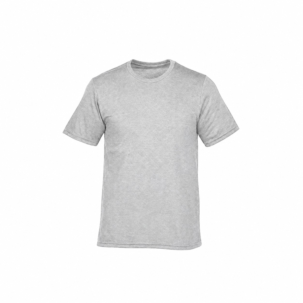 Recycled Tri Blend Crewneck Tee — Silver