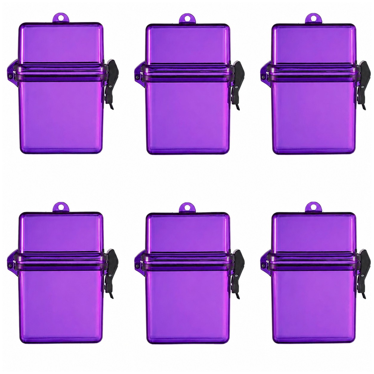 Waterproof Plastic Beach Storage Box — Purple