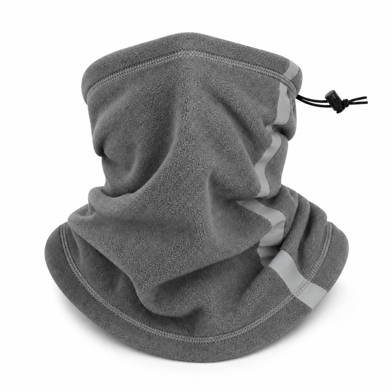 Reflective Safety Bandanna Scarf — Gray