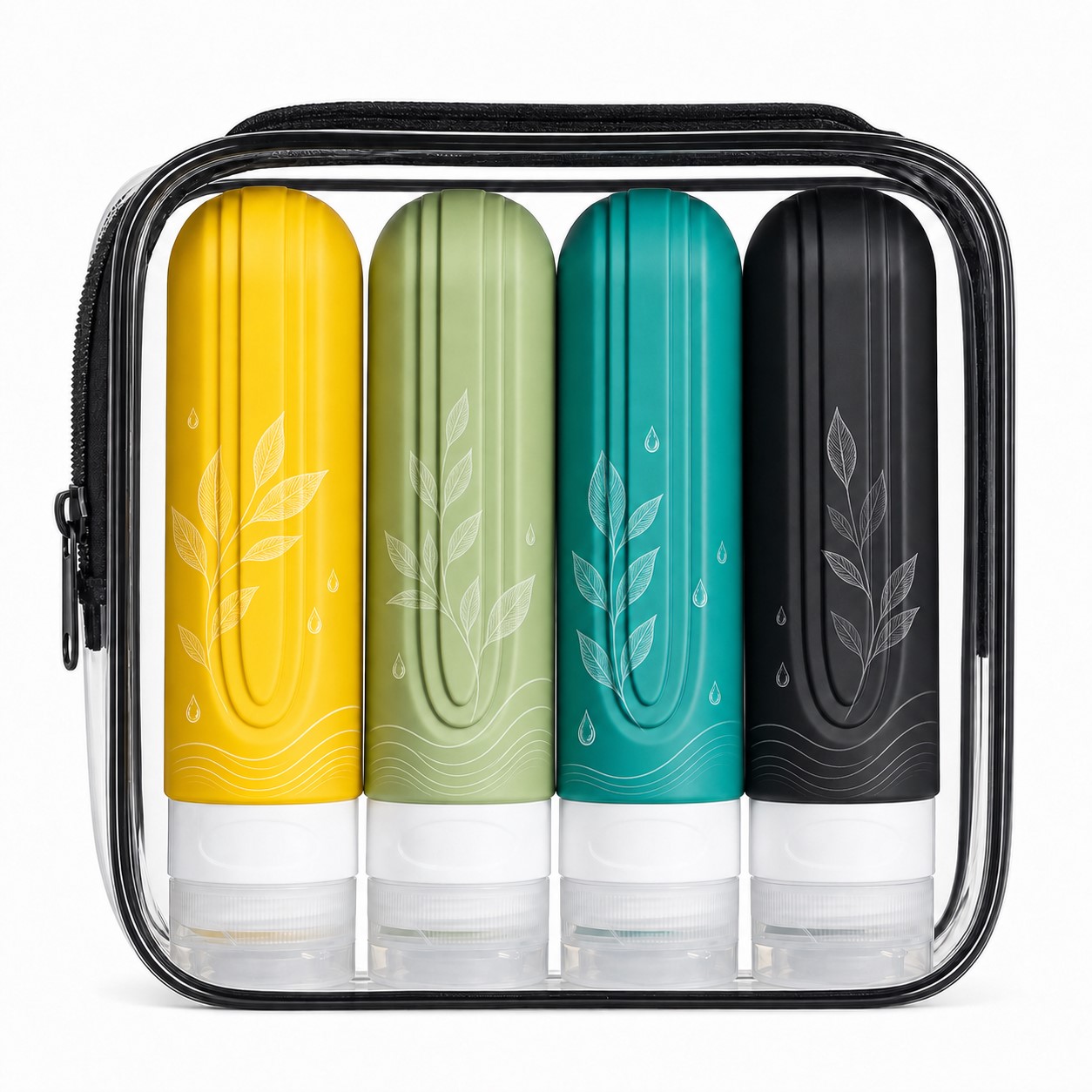Silicone Leakproof Travel Bottle Set