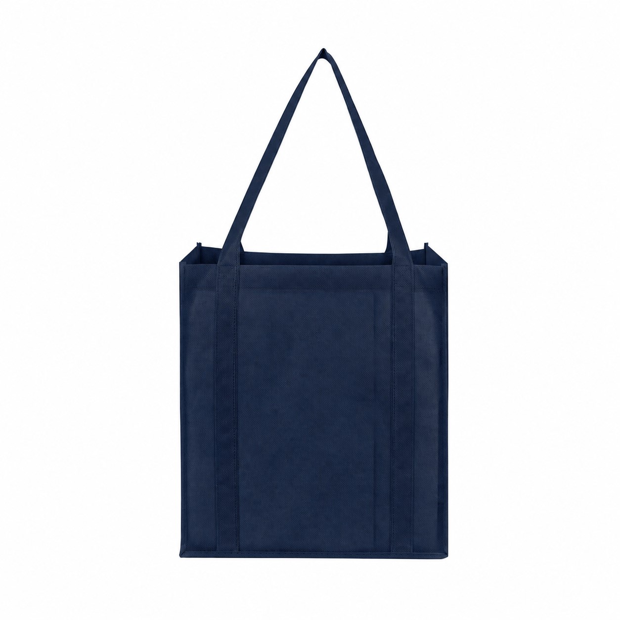 Grocery Reinforced Handles Tote Bag — Navy Blue