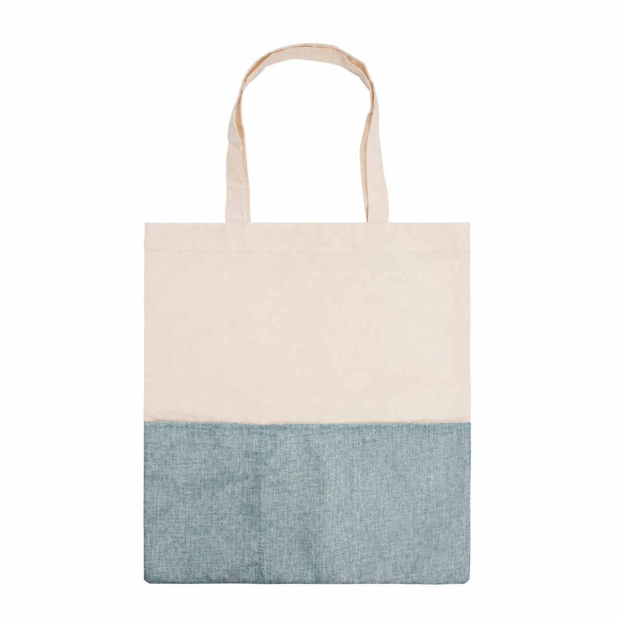 Cotton Tote Bag — Glaucous Blue