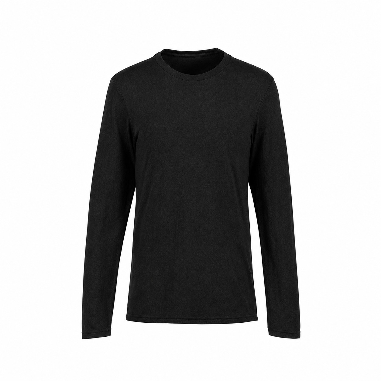 Tri Blend Long Sleeve T Shirt — Black