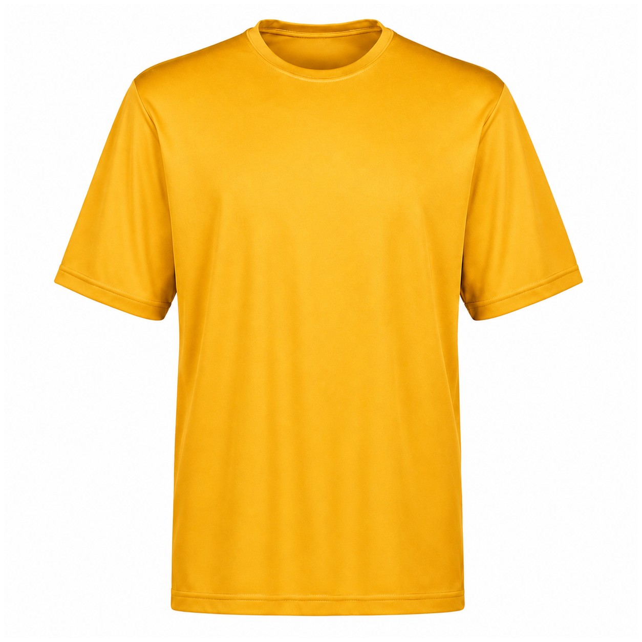 Recycled Polyester Stretch Quarter-Zip Pullover — Gold