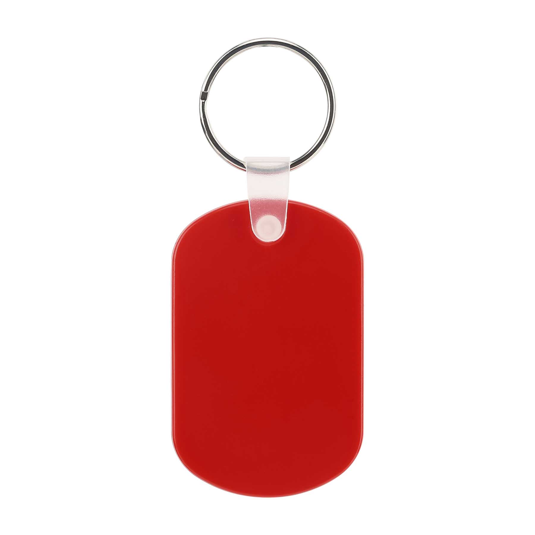 PVC Oval Key Tag Ring — view 2