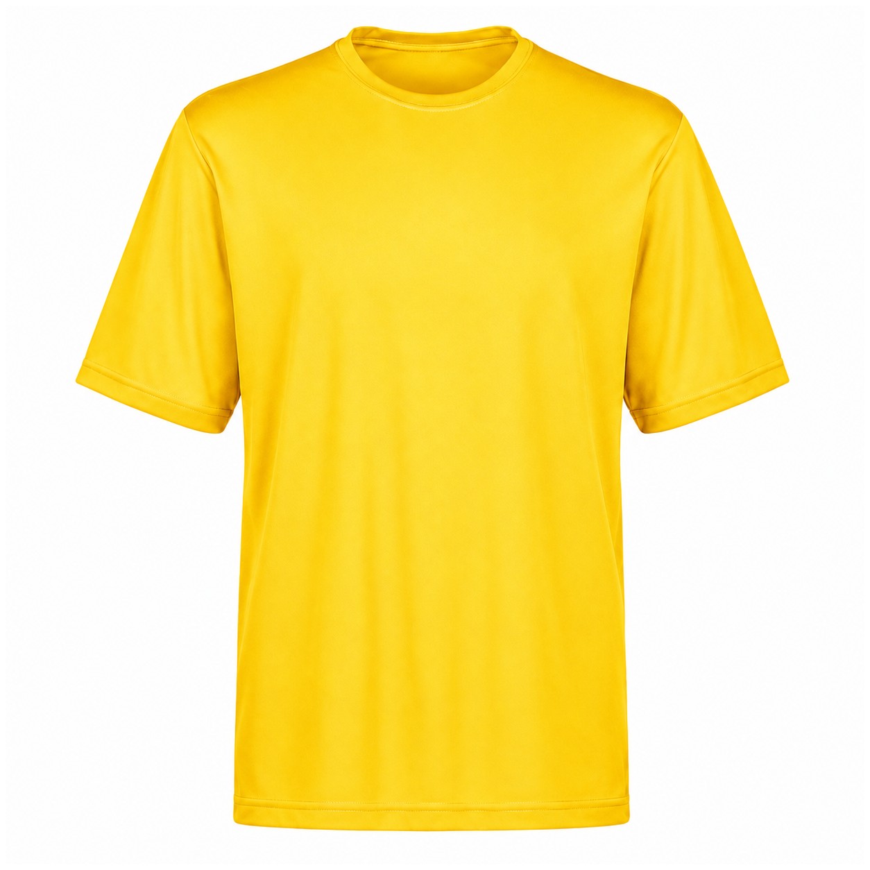Recycled Polyester Stretch Quarter-Zip Pullover — Yellow