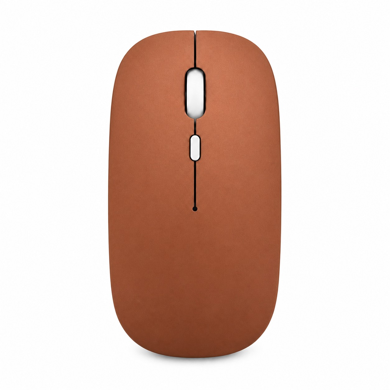 Rechargeable Wireless Bluetooth Mouse — Copper Brown