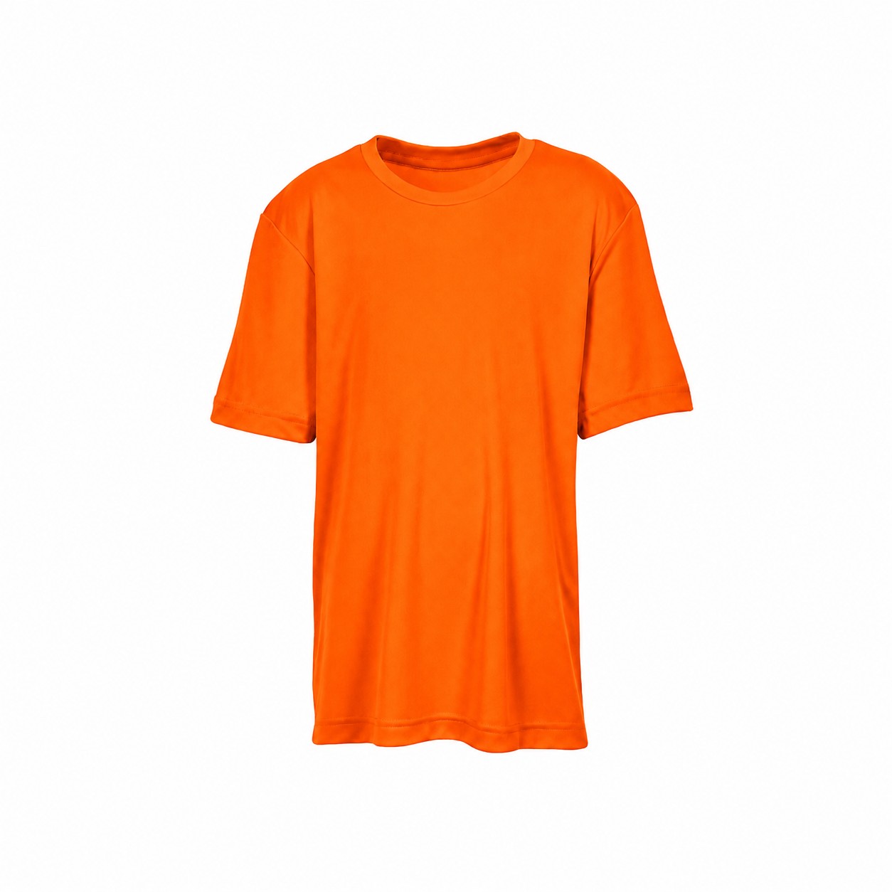 Youth Polyester Performance T Shirt — Orange