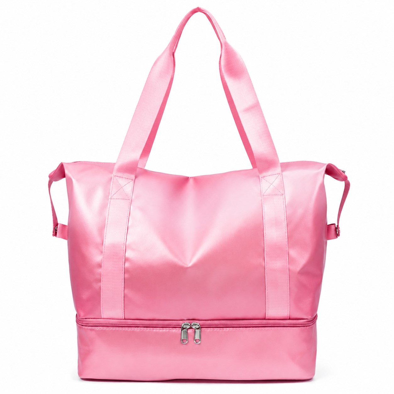 Gradient Sports Duffel With Shoe Compartment — Pink