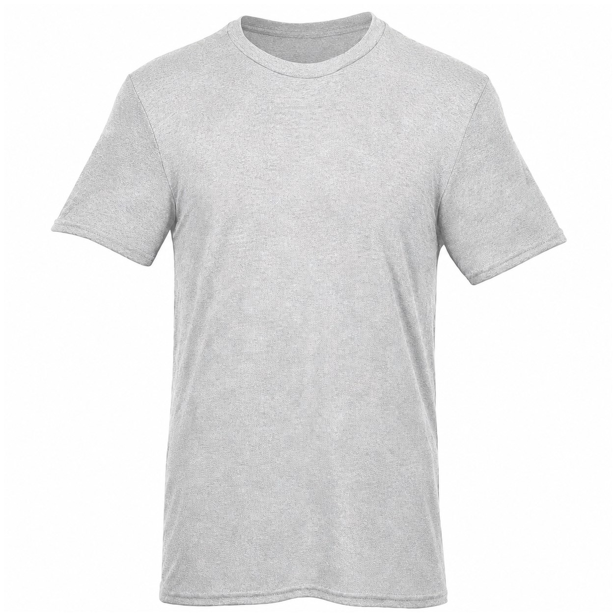 Cotton Jersey Crewneck T-Shirt — Silver