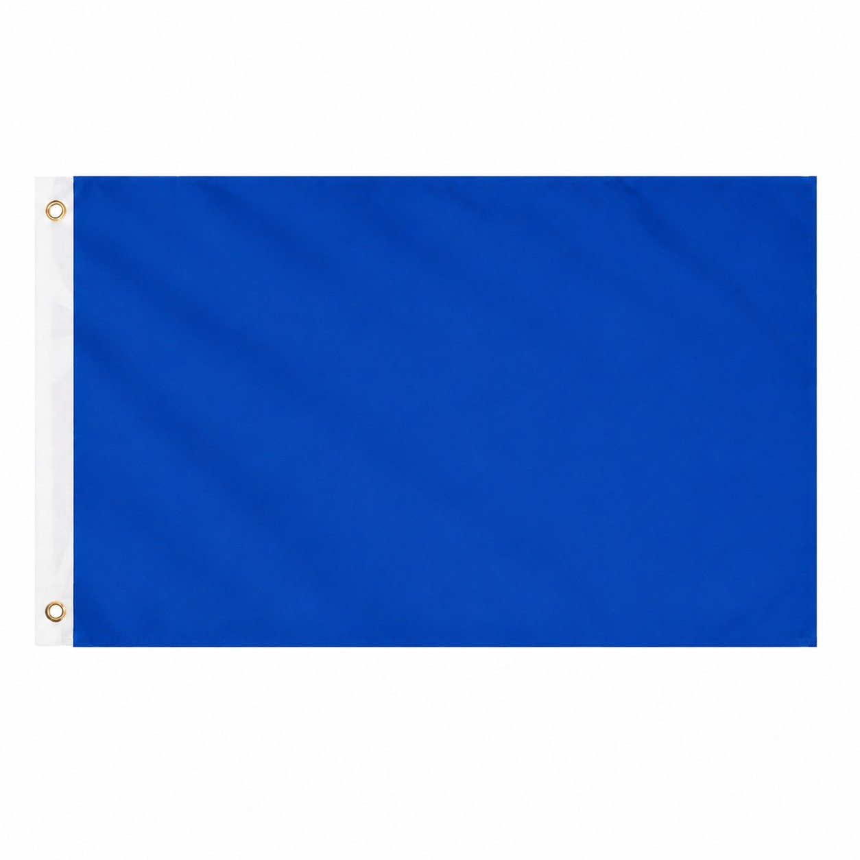 3' Double Sided Polyester Flag — Blue