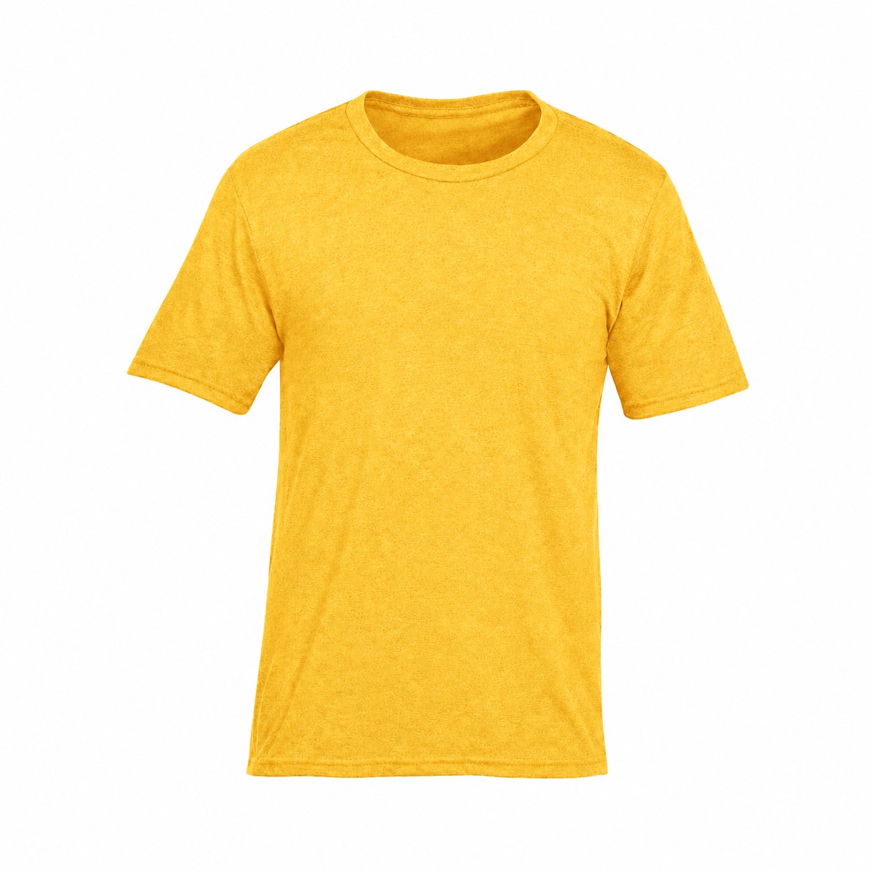 Blend Cotton Polyester Tee — Yellow