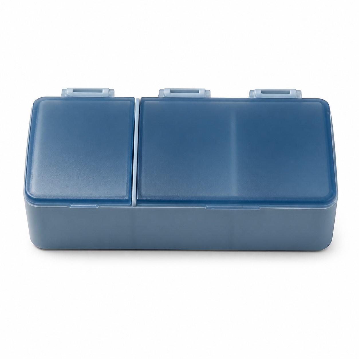Three Compartment Polypropylene Travel Pillbox — view 2