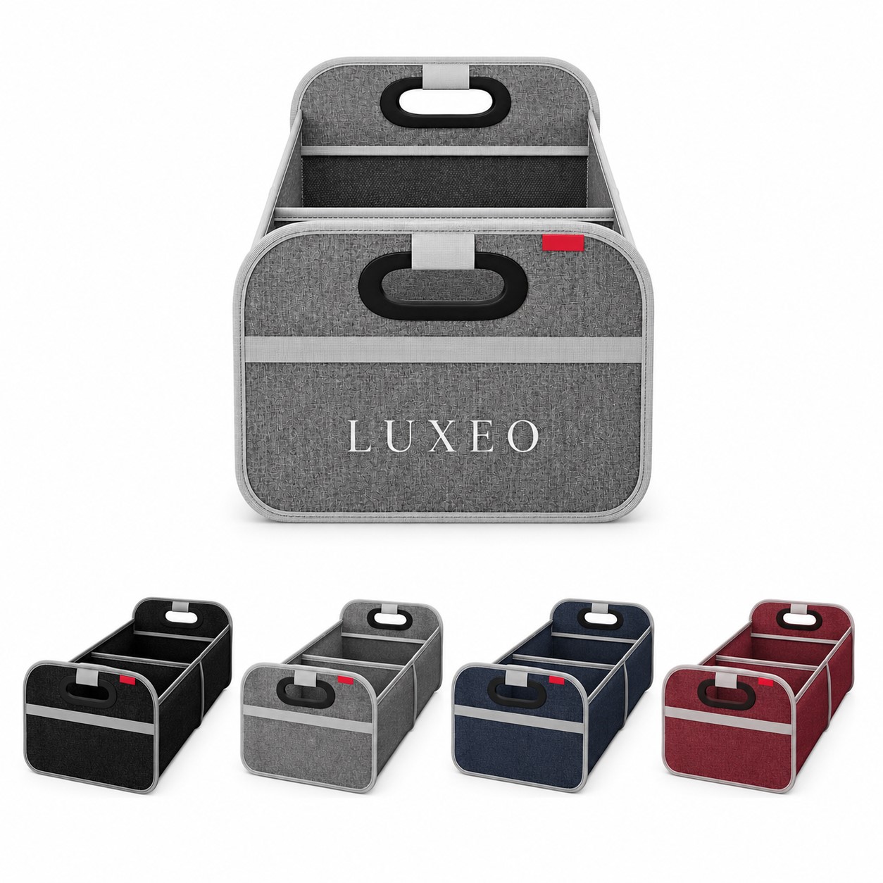 Reinforced Oxford Trunk Organizer With Handles