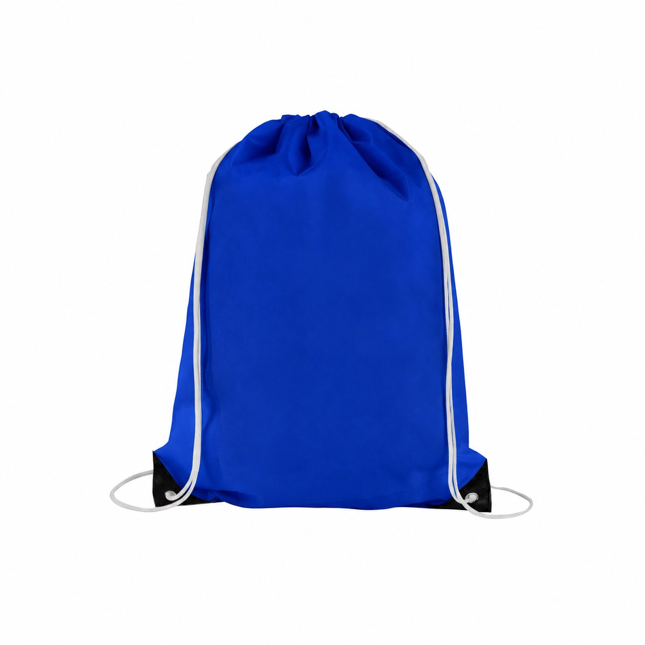 210D Polyester 14" Drawstring Bag — Royal Blue