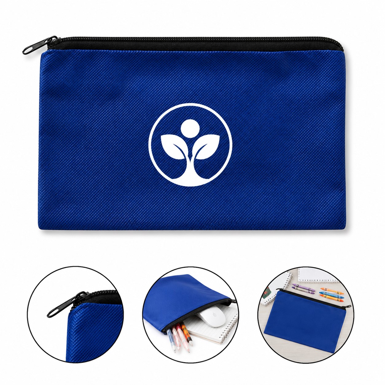 Slim Polyester Pencil Utility Pouch