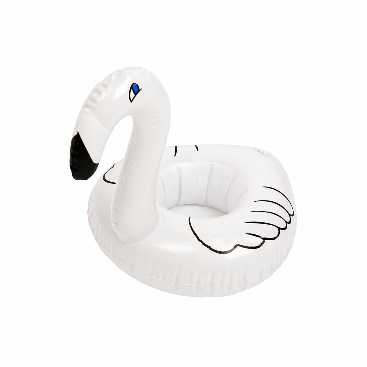 Inflatable Flamingo Drink Holder — White