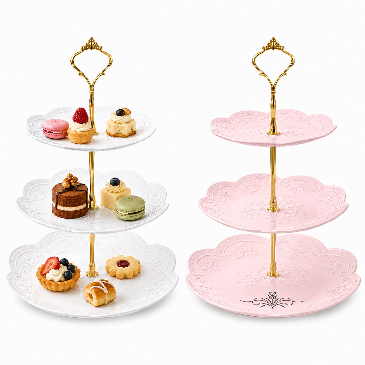 Three Tier Acrylic Dessert Stand