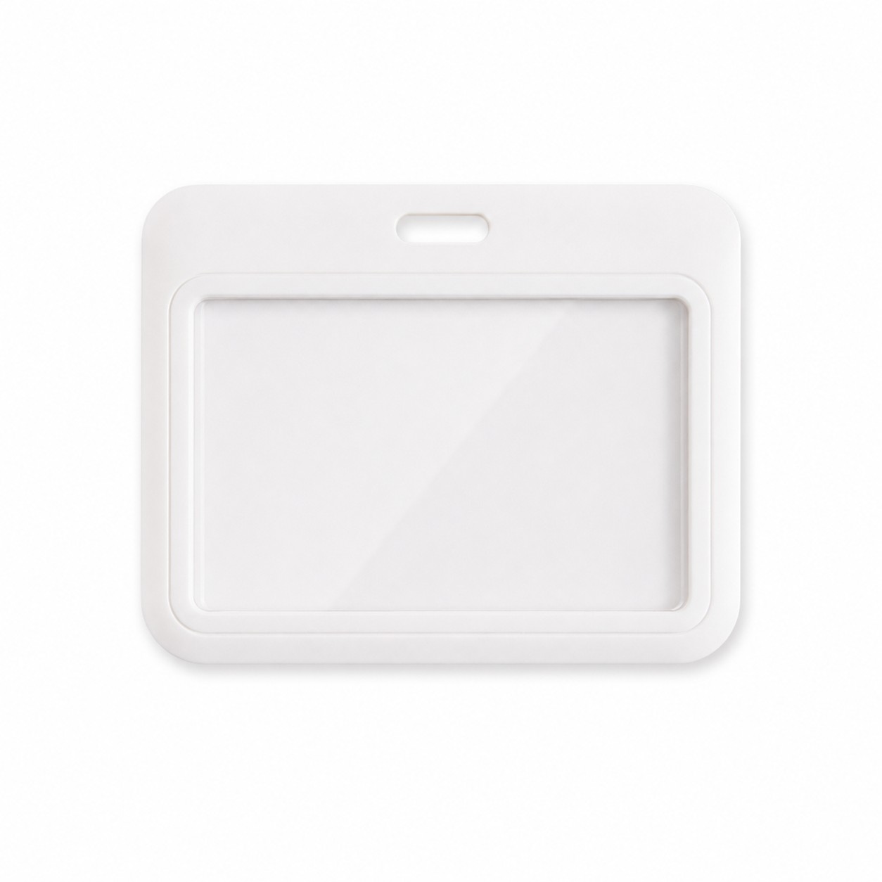 Horizontal ABS Slide Cover Badge Holder — view 2