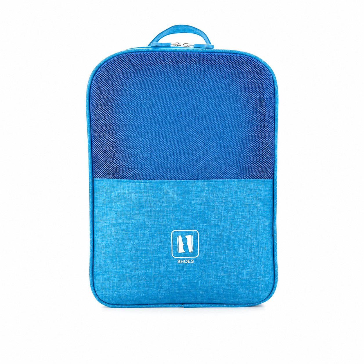 Mesh Front Non-Woven Shoe Organizer Bag — view 2