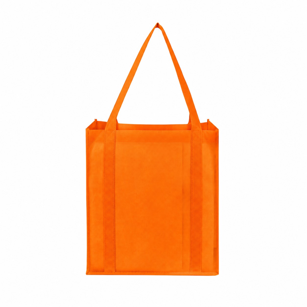 Grocery Reinforced Handles Tote Bag — Orange