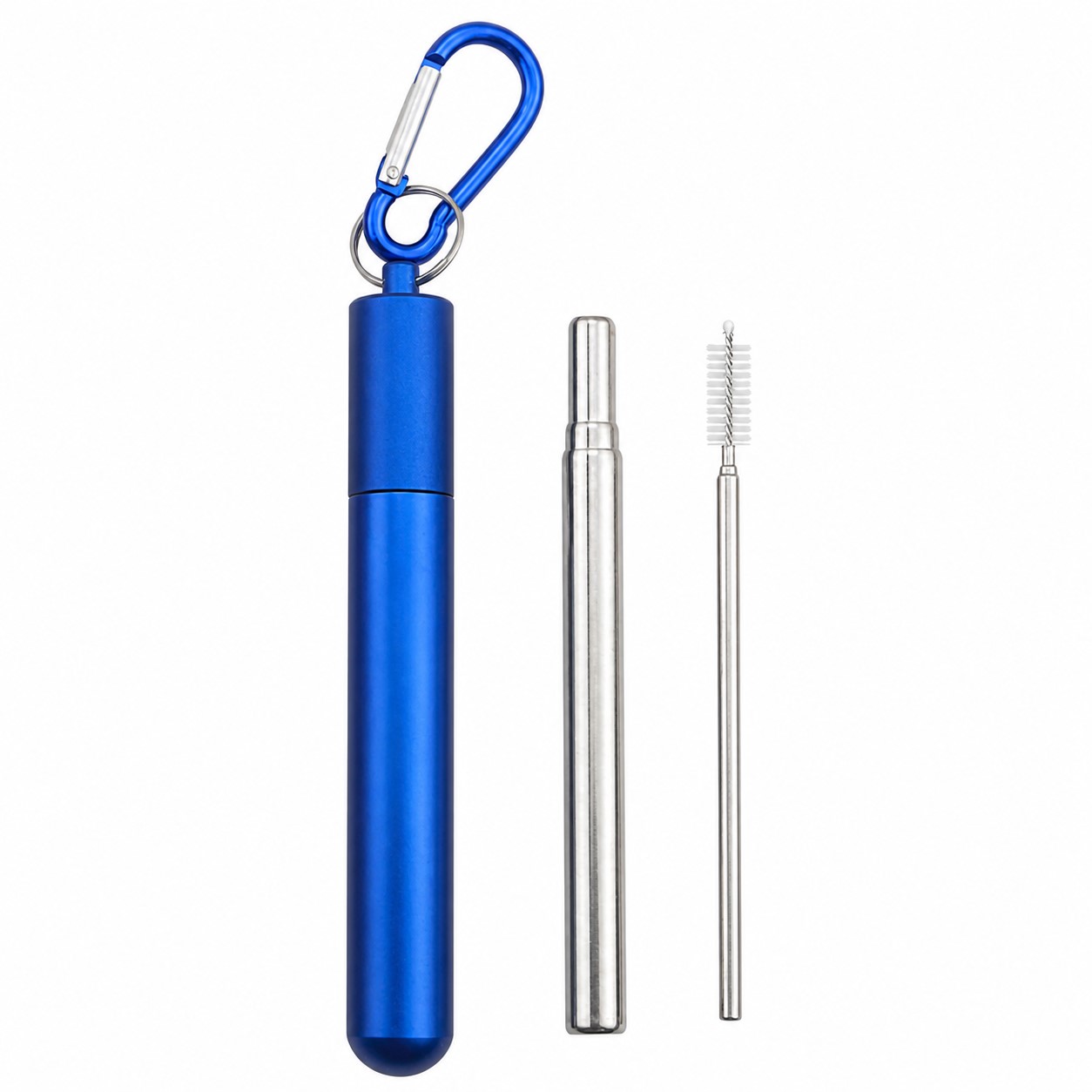 Portable Stainless Steel Straw Kit — view 2