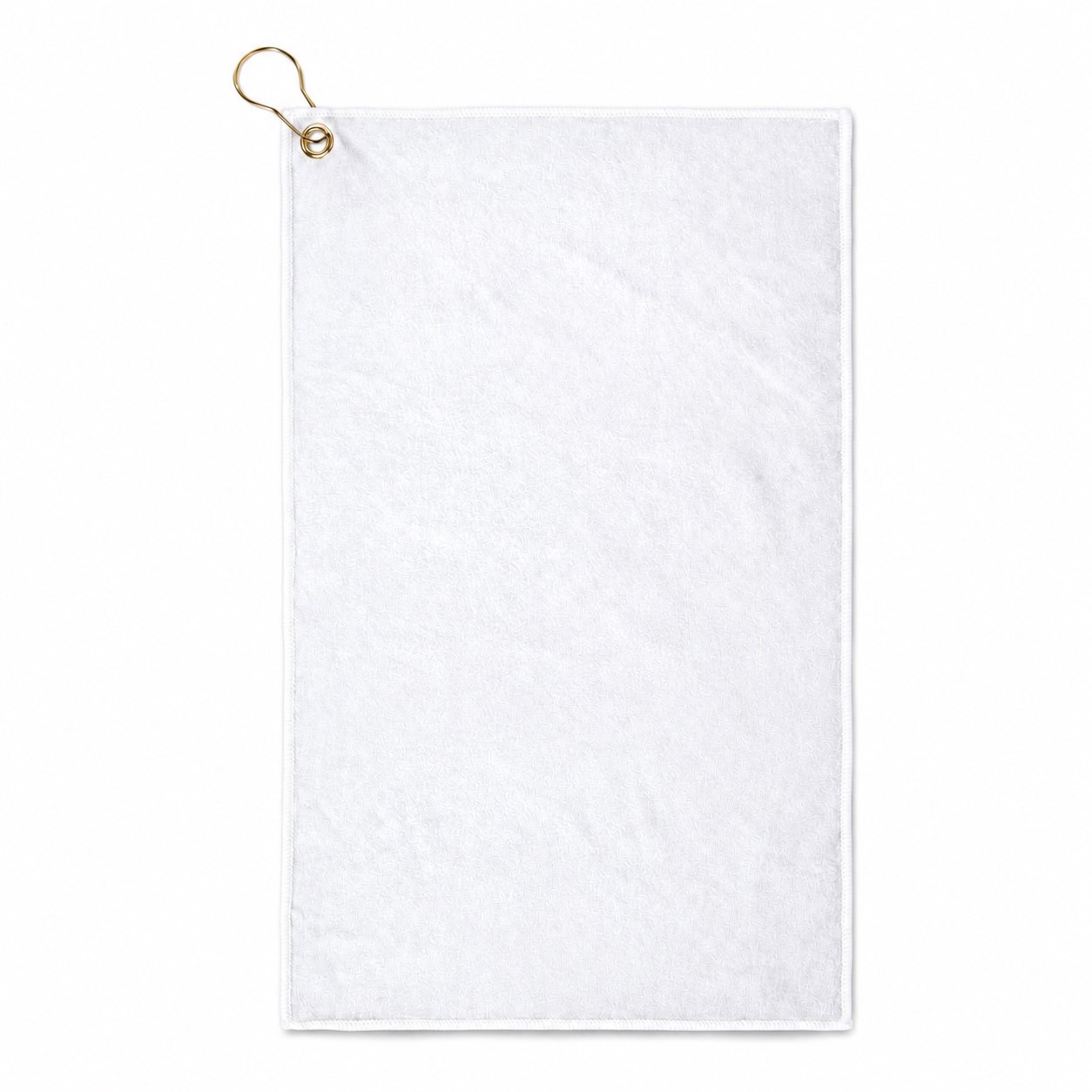 400GSM Microfiber Golf Towel — Clear White
