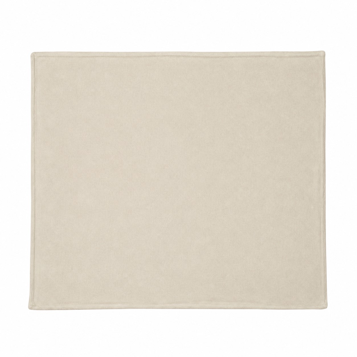 240GSM Flannel Throw Blanket — Natural Beige