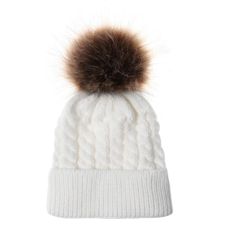 Nylon Cuffed Pom Beanie Hat — view 2