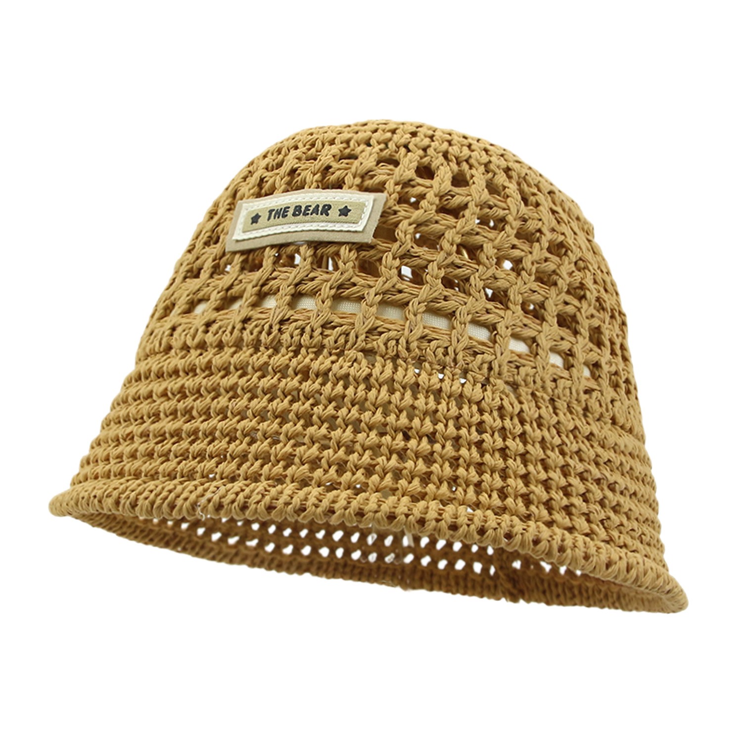 Straw Open Weave Bucket Hat — view 2