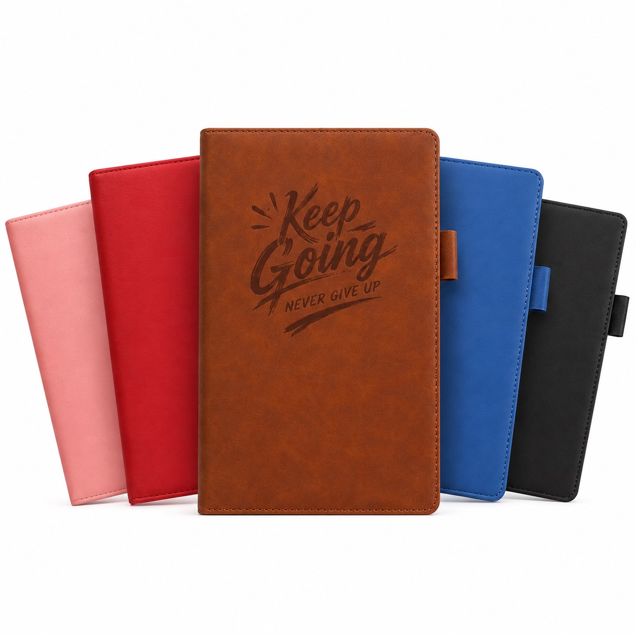Deer Motif Paper Journal With Pen Loop