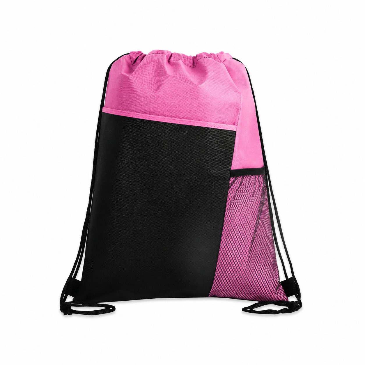 80GSM Non-Woven Drawstring Bag — Pink