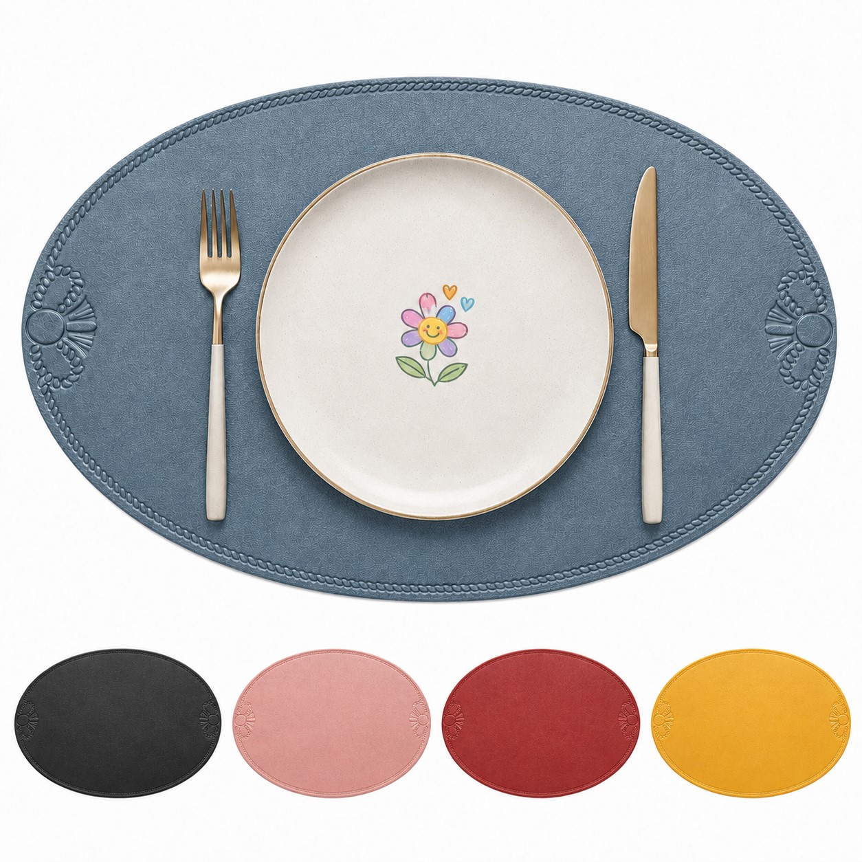 Oval EVA Foam Dining Placemat