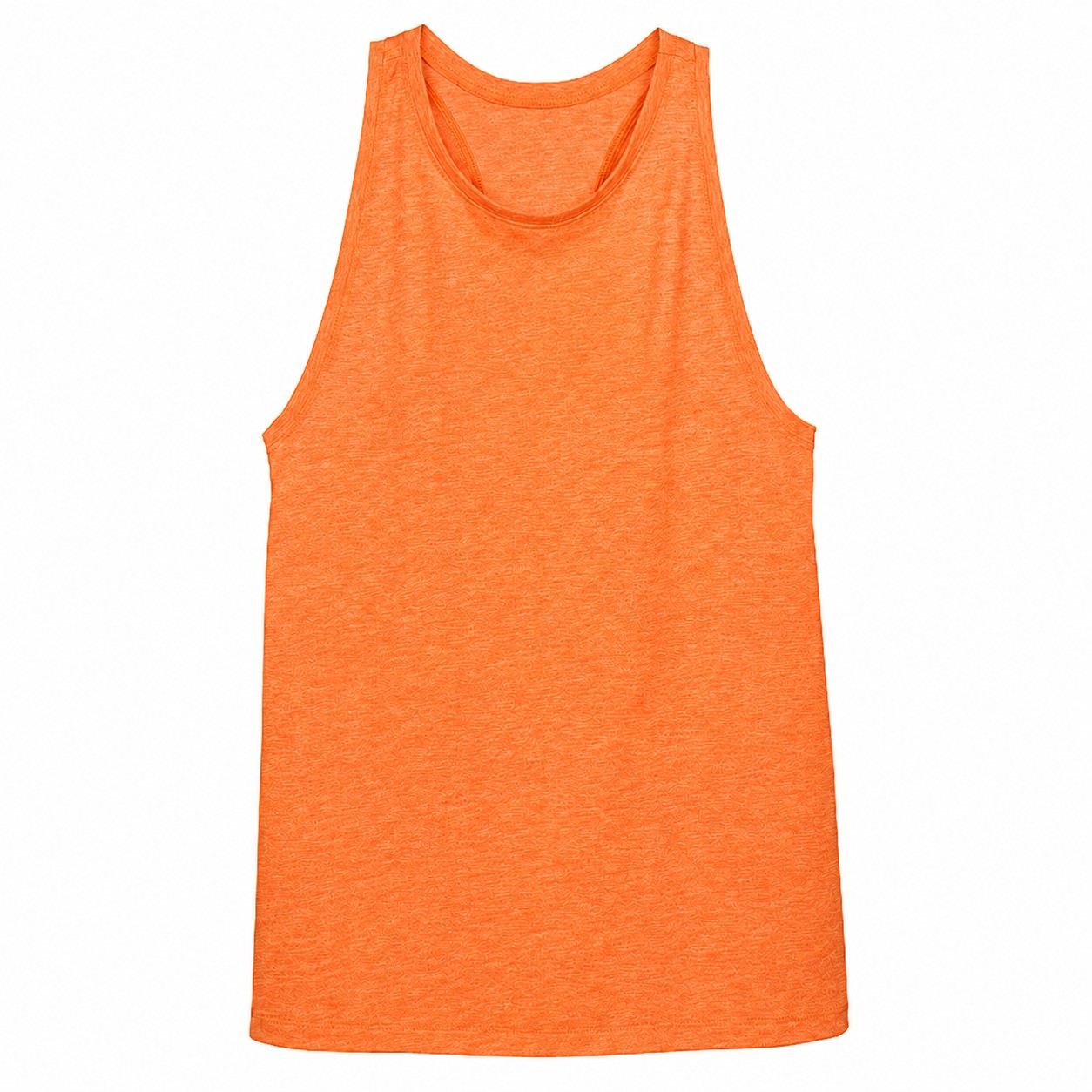 Ladies Tri Blend Racerback Tank — Orange