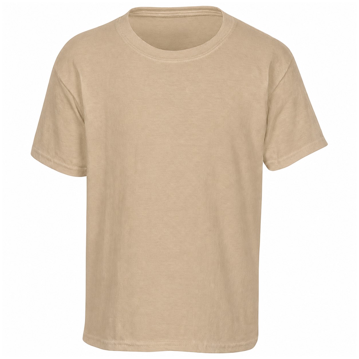 Youth Heavy Cotton T-Shirt — Tan Beige