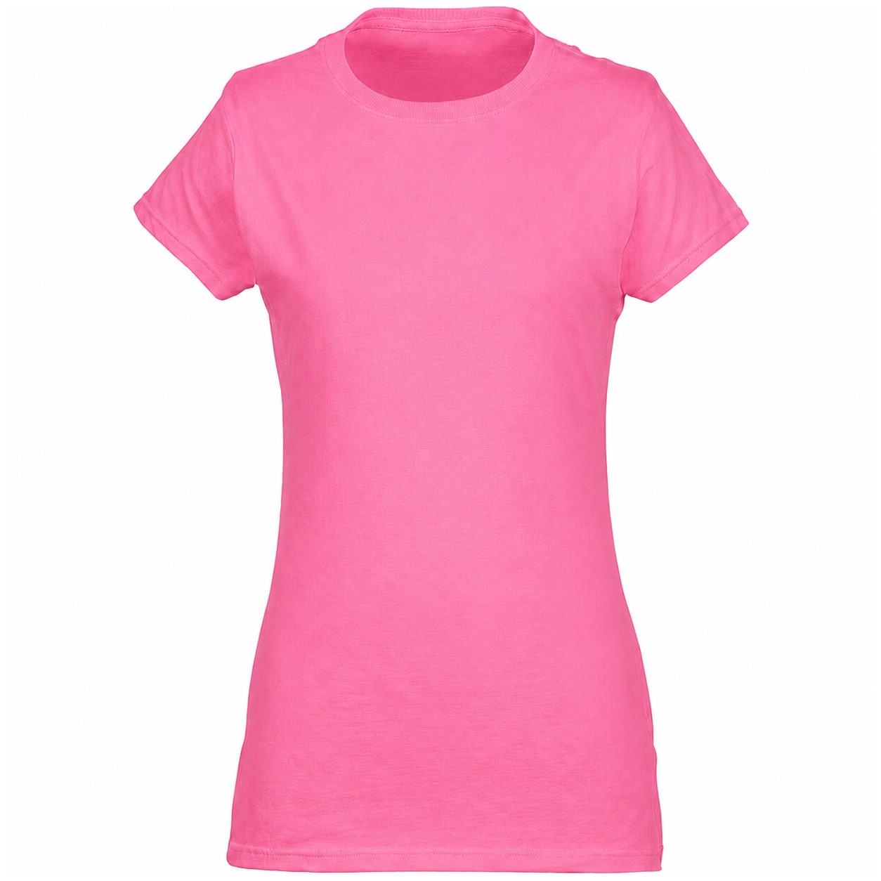Ladies' Ringspun Cotton T-Shirt — Pink